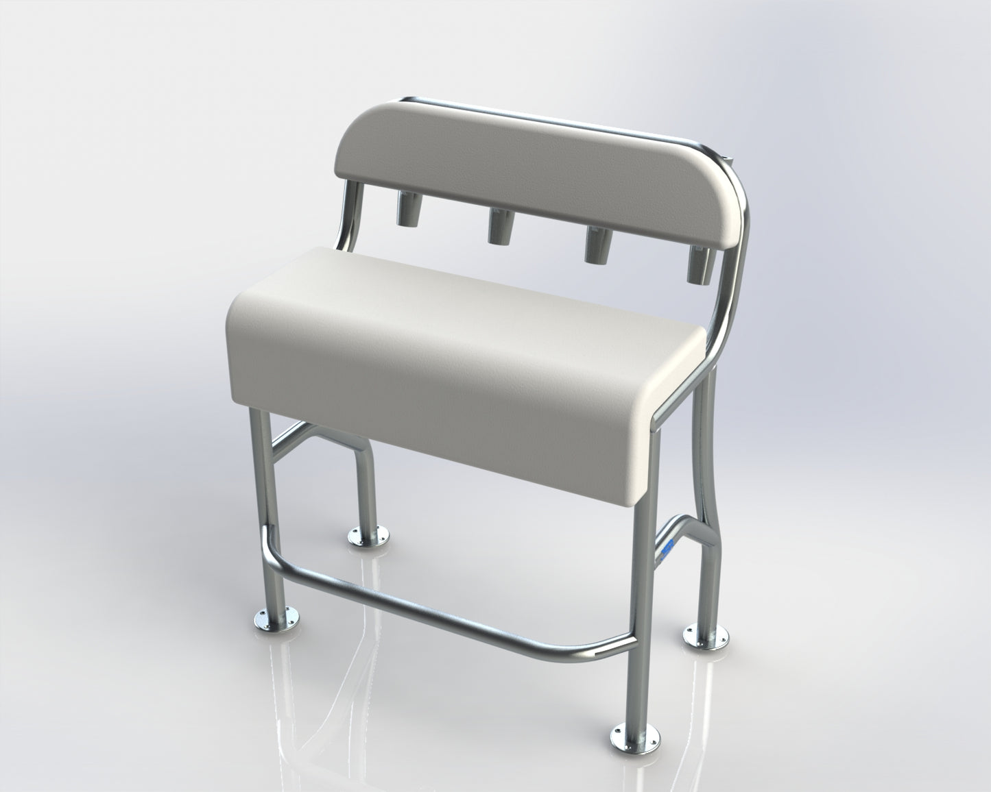 Leaning Post w/ Fixed Backrest