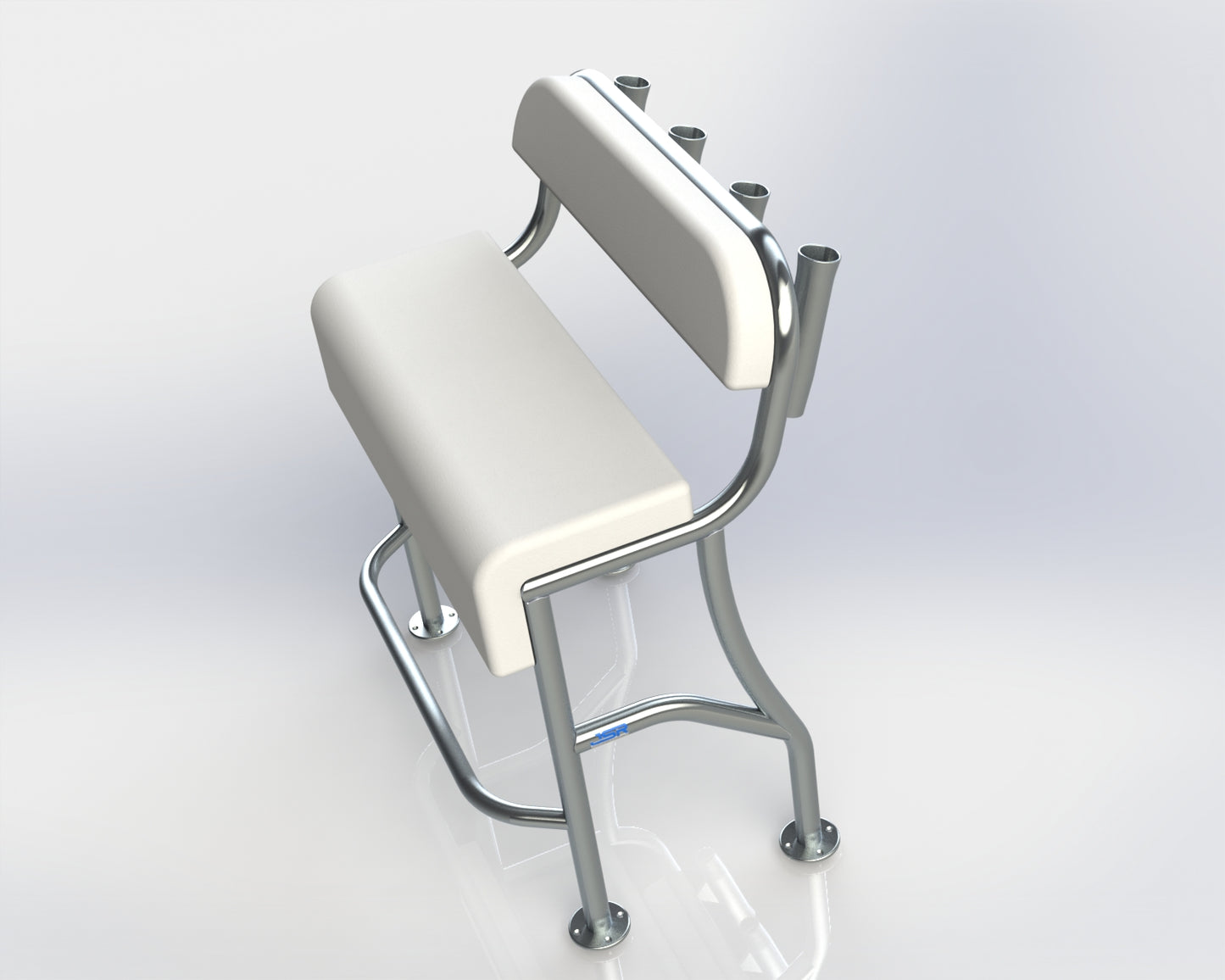 Leaning Post w/ Fixed Backrest